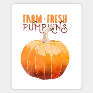 Farm Fresh Pumpkins Sticker